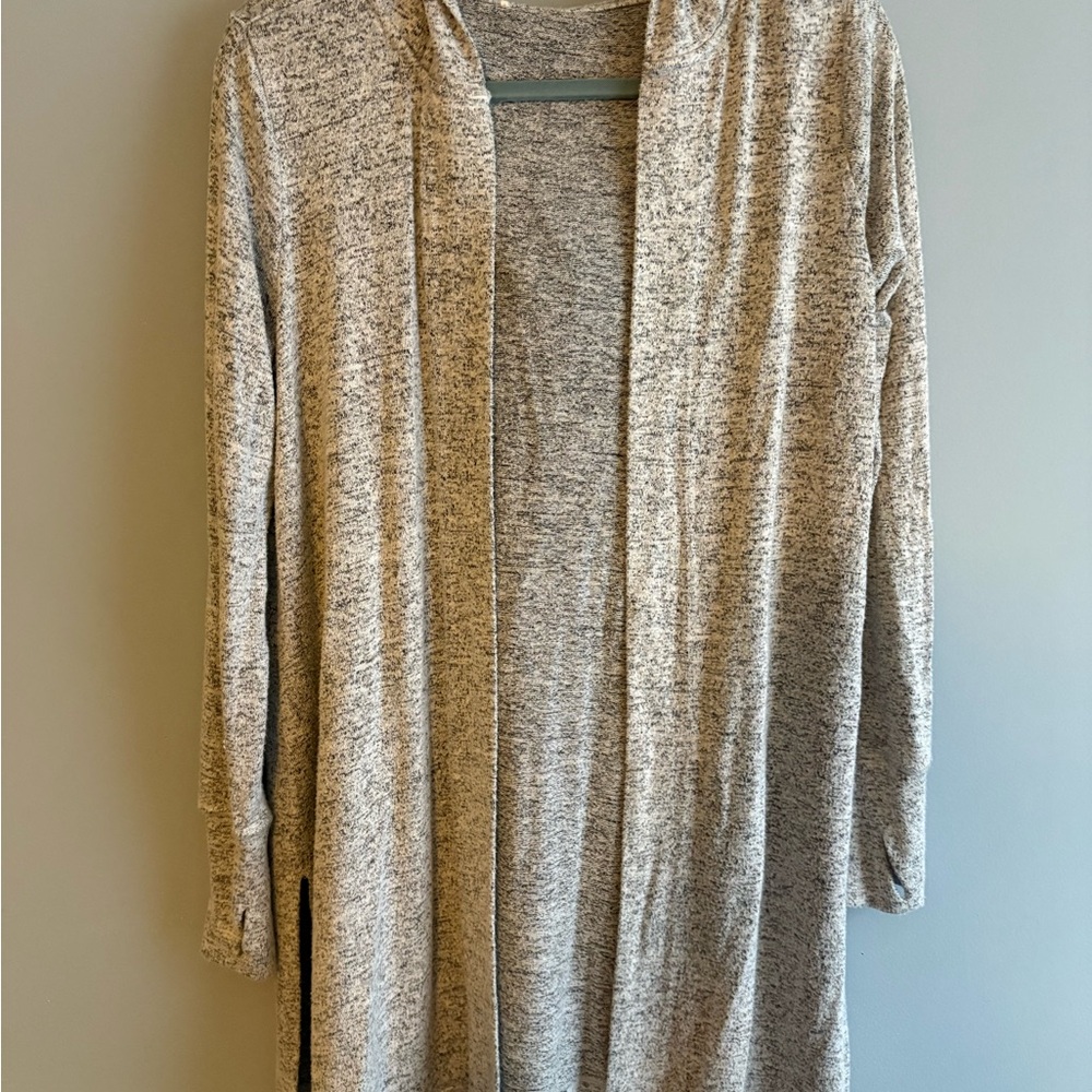 Favorite Soft Cardigan Heather Gray Open Front